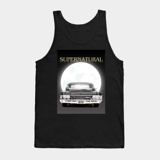 The Impala and the moon Tank Top by Giovan R